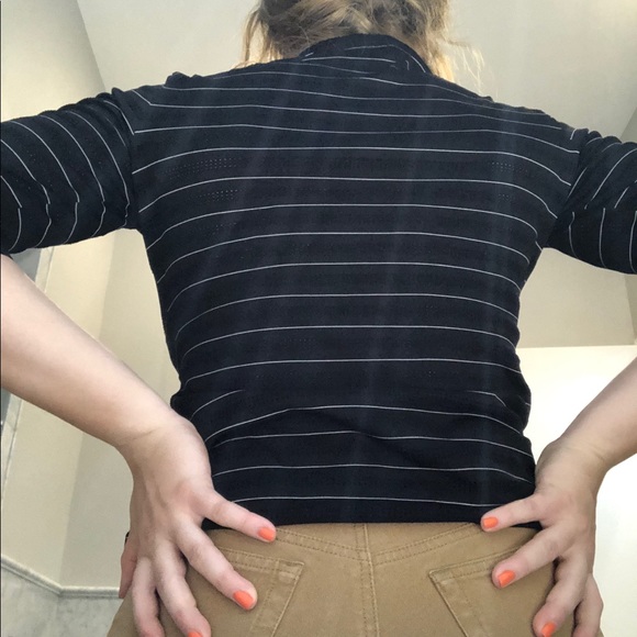 Designer Boatneck Perforated Top - Picture 2 of 2